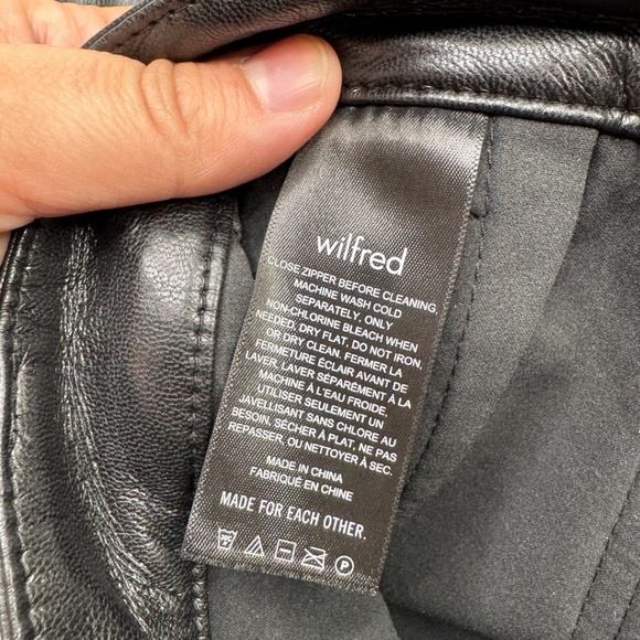 Wilfred Faux Leather Pants FVL4-6940 - Picture 4 of 10